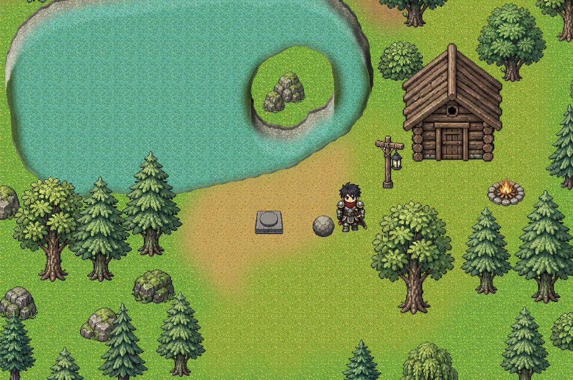 Hitbox Configuration, Event Touch, Mobile Controls and Camera Follow