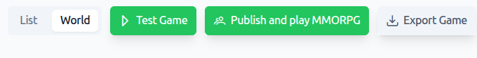 Publish and play MMORPG in RPGJS Studio