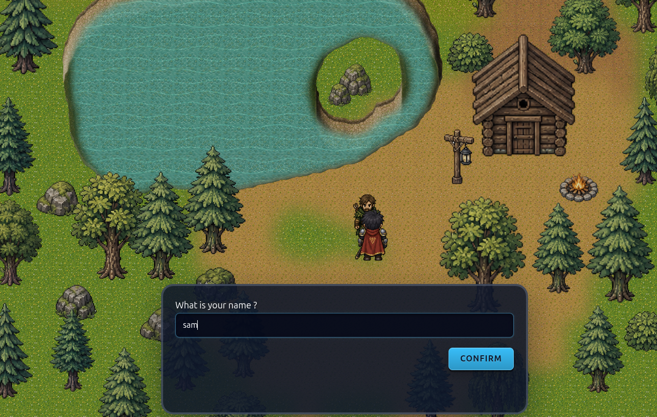 Dynamic Messages and Player Input in RPGJS Studio