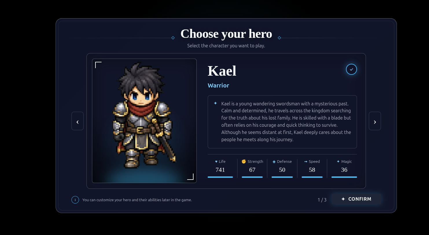 Character Select, Classes, and Audio: What's New in RPGJS Studio