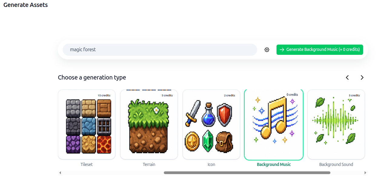 Generate RPG Background Music in RPGJS Studio
